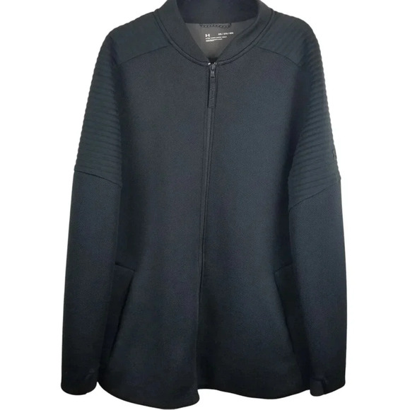 Under Armour UA Unstoppable/Move  Charcoal Men's Airgap Bomber Sz 2XL - Picture 1 of 12